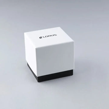 Lorus White Dial Rose Gold Hands and Batons Rose Gold Stainless Steel Men's Watch | RG312XX9